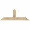 Ekena Millwork Portland Rough Sawn Timber Gable Bracket, Douglas Fir, 60"W x 22"H x 6"D x 6"F, 9/12 Pitch GBW060X22X0606POR00RDF - alternate 1